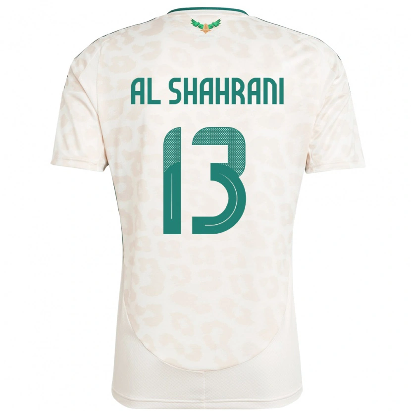 Danxen Dames Saoedi-Arabië Yaseer Al Shahrani #13 Wit Uitshirt Uittenue 24-26 T-Shirt