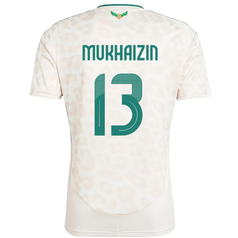 Danxen Dames Saoedi-Arabië Raghad Mukhaizin #13 Wit Uitshirt Uittenue 24-26 T-Shirt