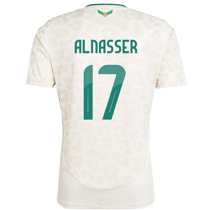 Danxen Dames Saoedi-Arabië Saad Alnasser #17 Wit Uitshirt Uittenue 24-26 T-Shirt