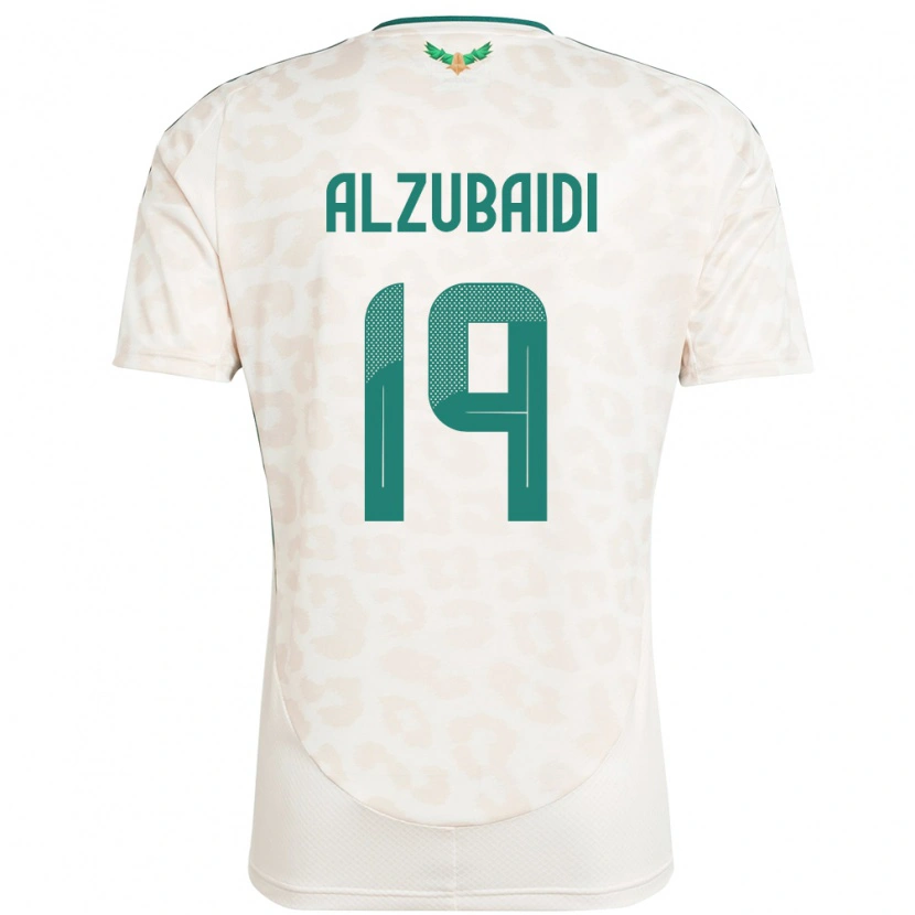 Danxen Dames Saoedi-Arabië Yaseen Alzubaidi #19 Wit Uitshirt Uittenue 24-26 T-Shirt