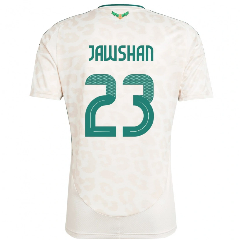 Danxen Dames Saoedi-Arabië Yazeed Jawshan #23 Wit Uitshirt Uittenue 24-26 T-Shirt