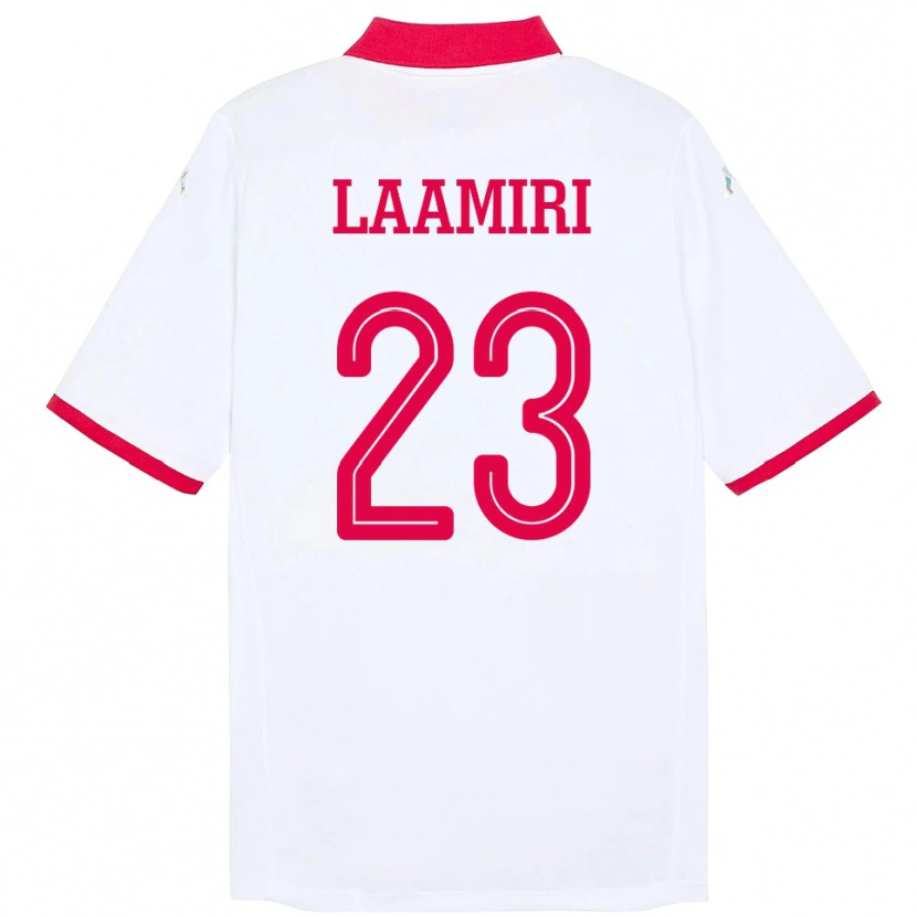 Danxen Dames Tunesië Soumaya Laamiri #23 Wit Uitshirt Uittenue 24-26 T-Shirt