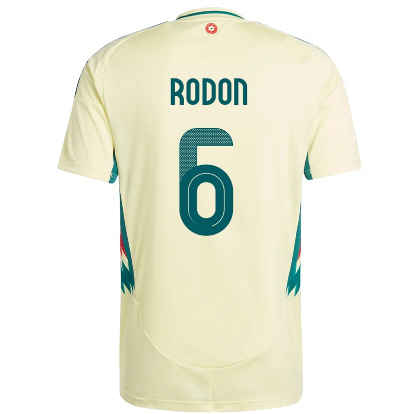 Danxen Dames Wales Joe Rodon #6 Beige Geel Uitshirt Uittenue 24-26 T-Shirt