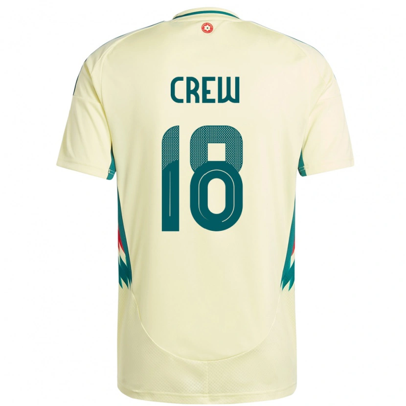 Danxen Dames Wales Charlie Crew #18 Beige Geel Uitshirt Uittenue 24-26 T-Shirt