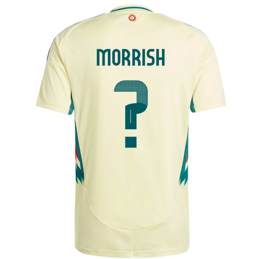 Danxen Dames Wales Rhys Morrish #0 Beige Geel Uitshirt Uittenue 24-26 T-Shirt