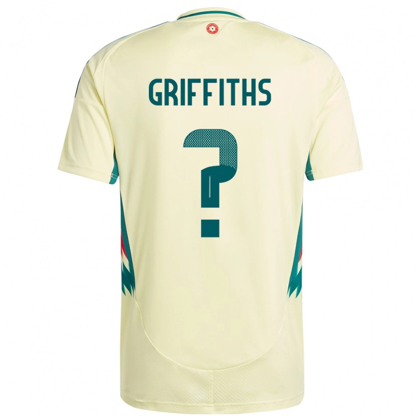 Danxen Dames Wales Louis Griffiths #0 Beige Geel Uitshirt Uittenue 24-26 T-Shirt