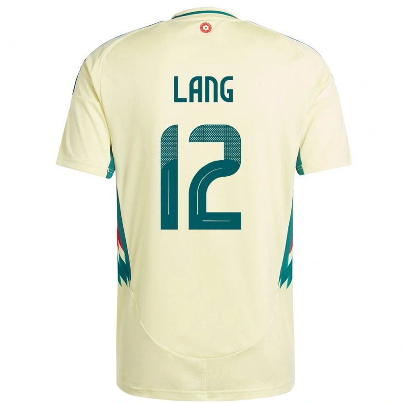 Danxen Dames Wales Alex Lang #12 Beige Geel Uitshirt Uittenue 24-26 T-Shirt