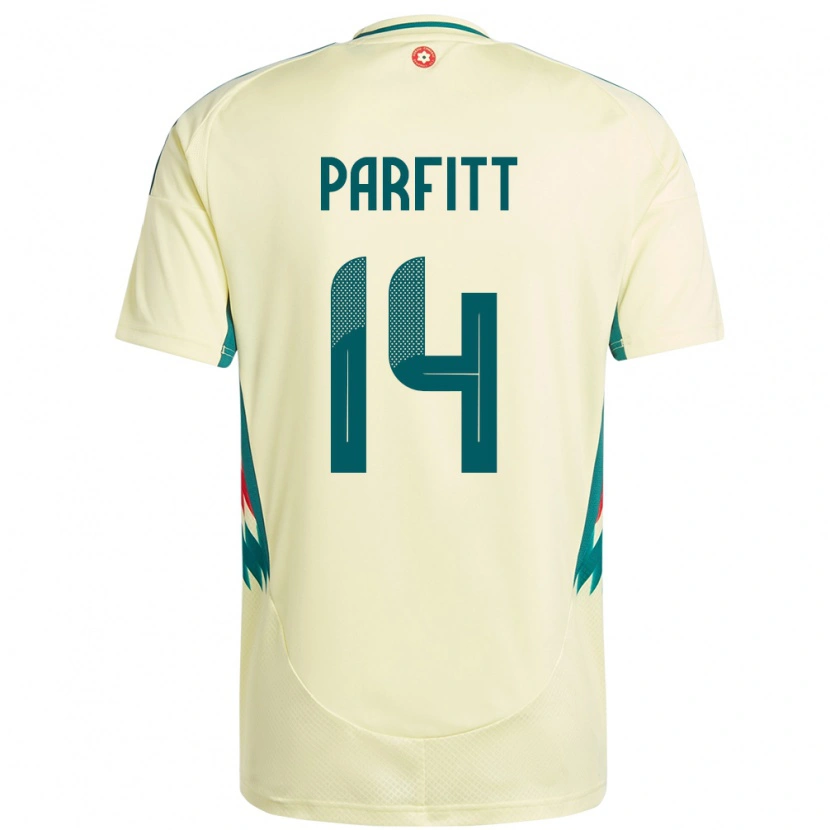 Danxen Dames Wales T-Jay Parfitt #14 Beige Geel Uitshirt Uittenue 24-26 T-Shirt