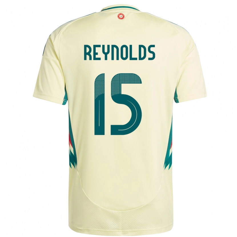 Danxen Dames Wales Oliver Reynolds #15 Beige Geel Uitshirt Uittenue 24-26 T-Shirt