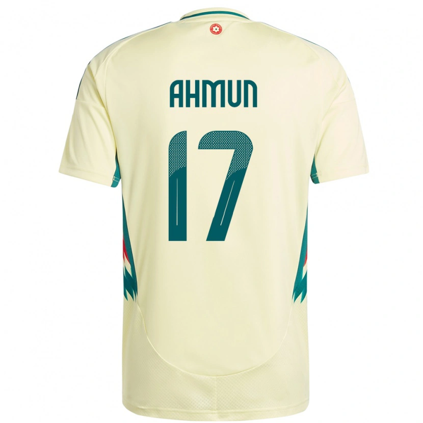 Danxen Dames Wales Ben Ahmun #17 Beige Geel Uitshirt Uittenue 24-26 T-Shirt