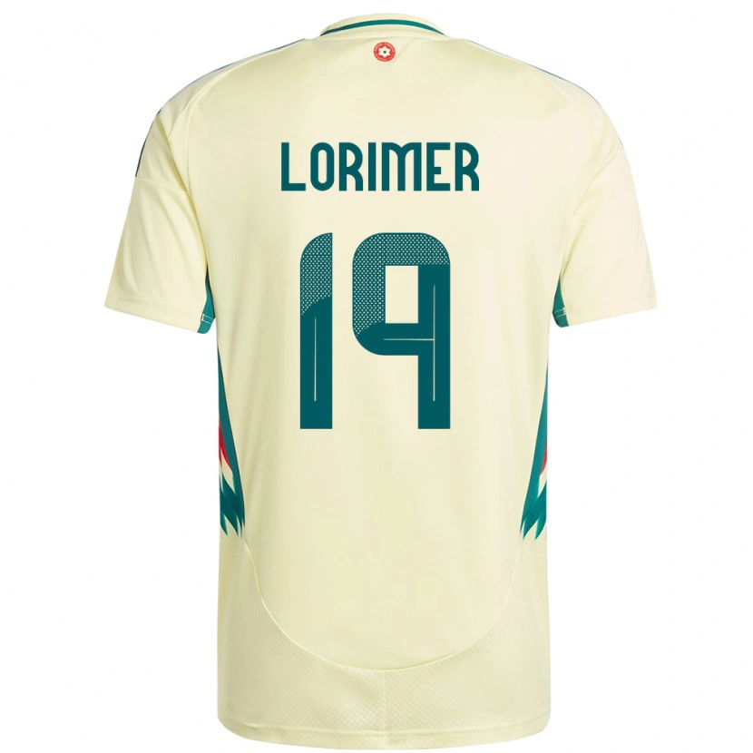 Danxen Dames Wales Archie Lorimer #19 Beige Geel Uitshirt Uittenue 24-26 T-Shirt