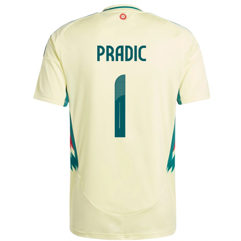 Danxen Dames Wales James Pradic #1 Beige Geel Uitshirt Uittenue 24-26 T-Shirt