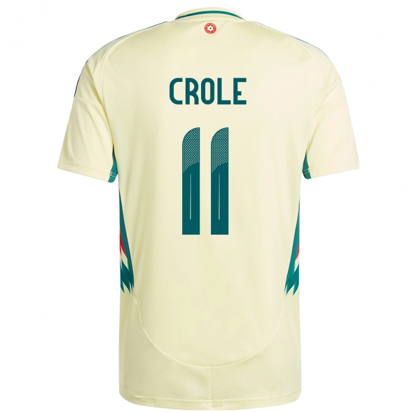 Danxen Dames Wales James Crole #11 Beige Geel Uitshirt Uittenue 24-26 T-Shirt