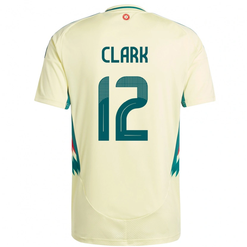 Danxen Dames Wales Olivia Clark #12 Beige Geel Uitshirt Uittenue 24-26 T-Shirt