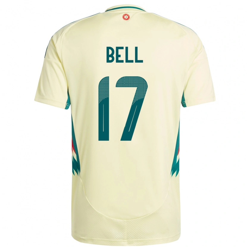 Danxen Dames Wales Zac Bell #17 Beige Geel Uitshirt Uittenue 24-26 T-Shirt