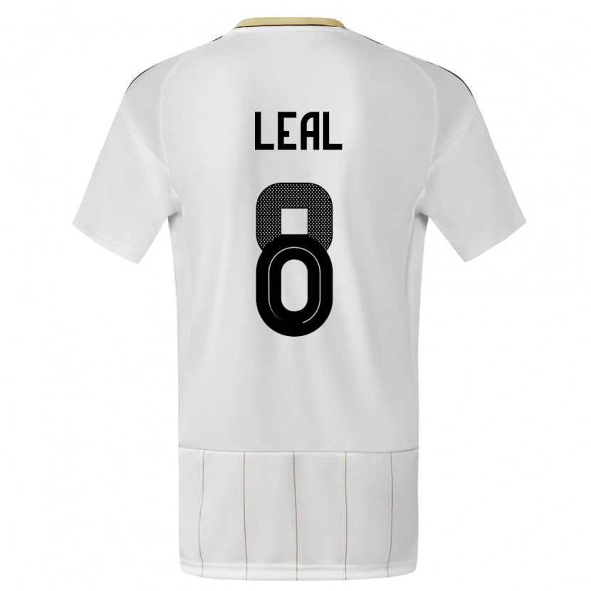Danxen Dames Costa Rica Randall Leal #8 Wit Uitshirt Uittenue 24-26 T-Shirt