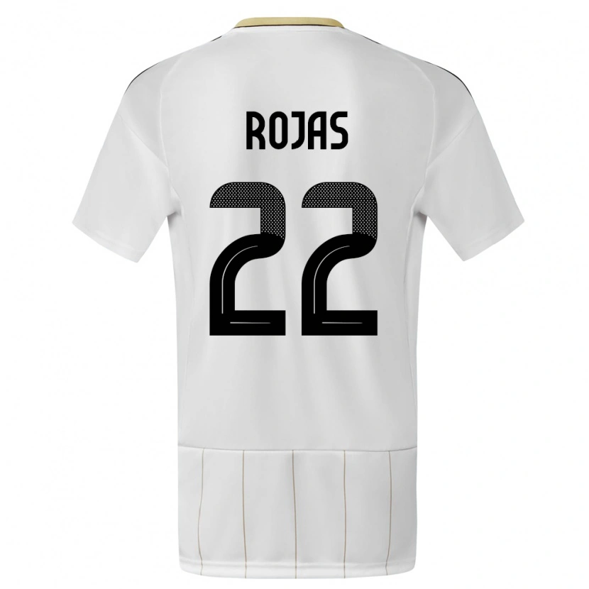 Danxen Dames Costa Rica Andy Rojas #22 Wit Uitshirt Uittenue 24-26 T-Shirt