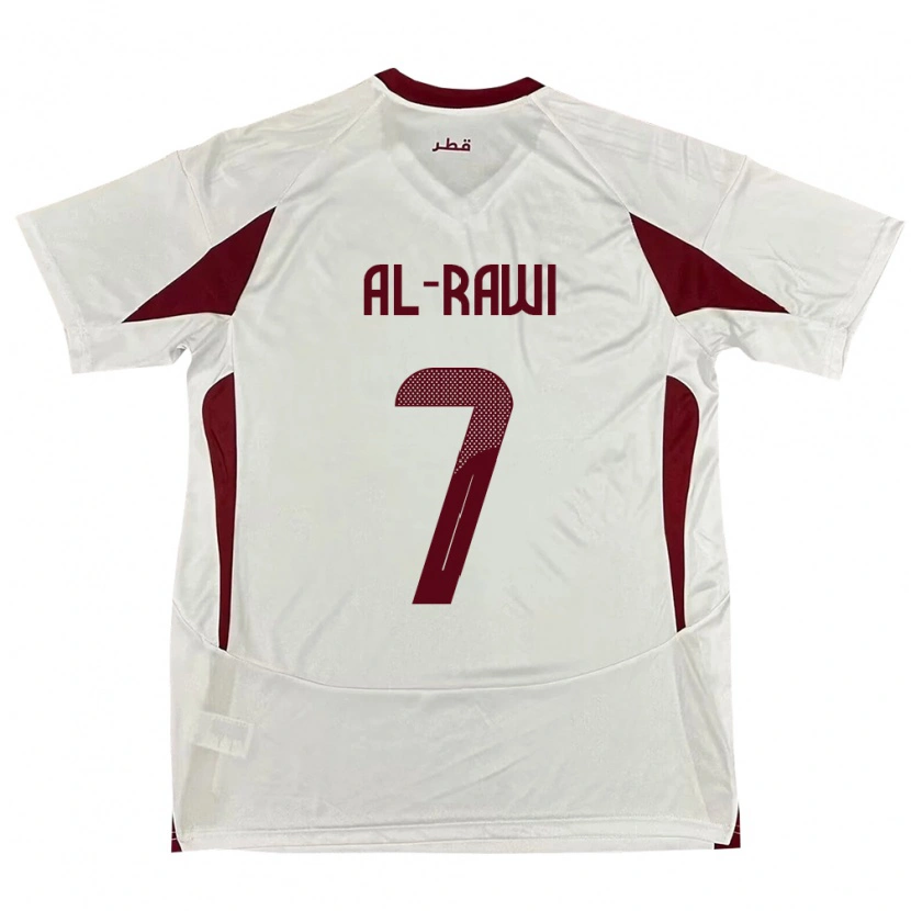 Danxen Dames Qatar Ahmed Al-Rawi #7 Wit Uitshirt Uittenue 24-26 T-Shirt