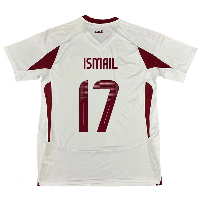 Danxen Dames Qatar Ismail Mohamad #17 Wit Uitshirt Uittenue 24-26 T-Shirt