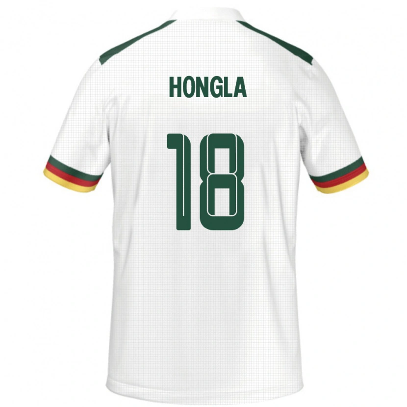 Danxen Dames Kameroen Martin Hongla #18 Wit Uitshirt Uittenue 24-26 T-Shirt