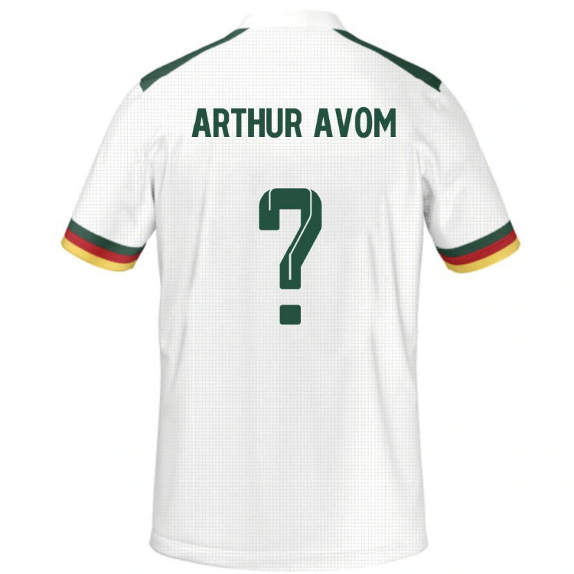 Danxen Dames Kameroen Arthur Avom #0 Wit Uitshirt Uittenue 24-26 T-Shirt