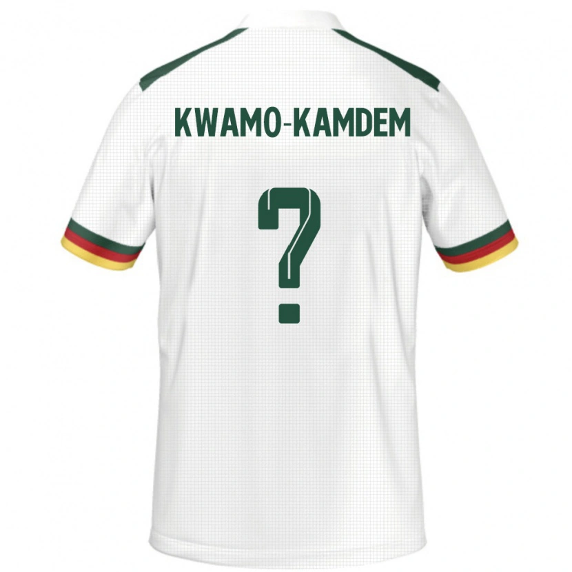 Danxen Dames Kameroen Jerome Noel Kwamo-Kamdem #0 Wit Uitshirt Uittenue 24-26 T-Shirt