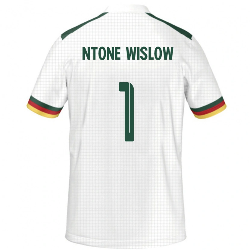 Danxen Dames Kameroen Junior Hecube Ntone Wislow #1 Wit Uitshirt Uittenue 24-26 T-Shirt