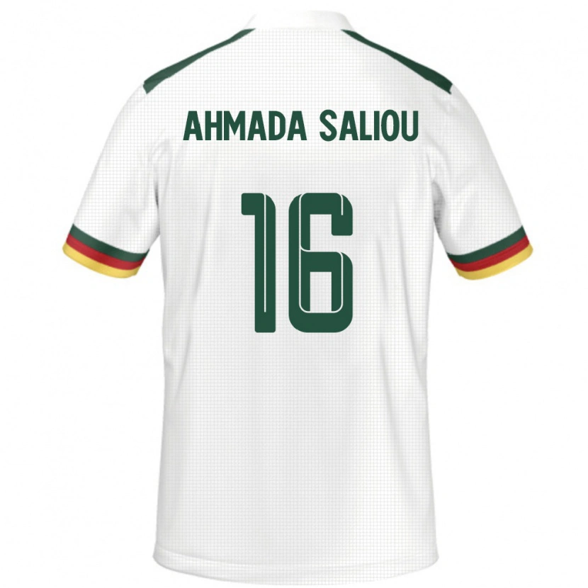 Danxen Dames Kameroen Mamoudou Ahmada Saliou #16 Wit Uitshirt Uittenue 24-26 T-Shirt