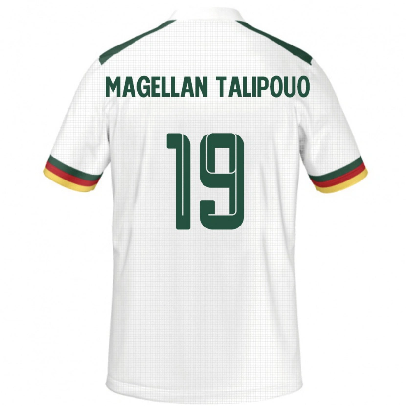 Danxen Dames Kameroen Ghane Magellan Talipouo #19 Wit Uitshirt Uittenue 24-26 T-Shirt