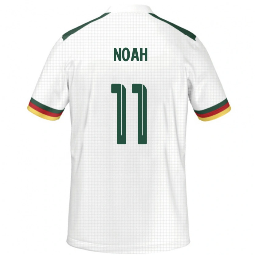 Danxen Dames Kameroen Yanick Noah #11 Wit Uitshirt Uittenue 24-26 T-Shirt