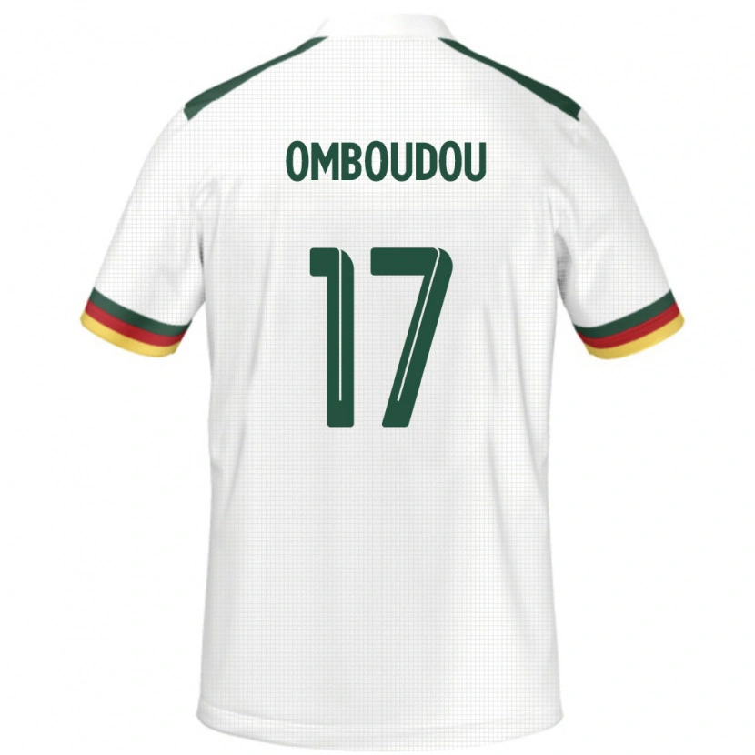 Danxen Dames Kameroen Brigitte Omboudou #17 Wit Uitshirt Uittenue 24-26 T-Shirt