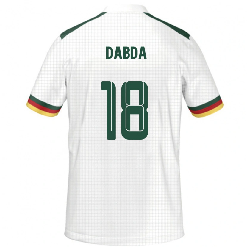 Danxen Dames Kameroen Claudia Dabda #18 Wit Uitshirt Uittenue 24-26 T-Shirt