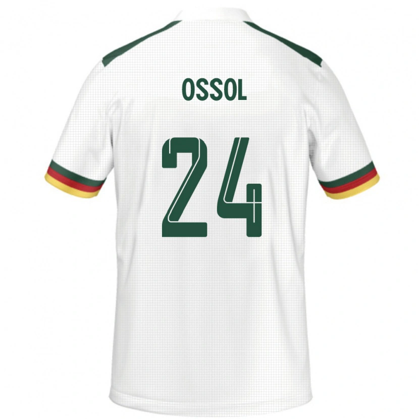 Danxen Dames Kameroen Kevine Ossol #24 Wit Uitshirt Uittenue 24-26 T-Shirt