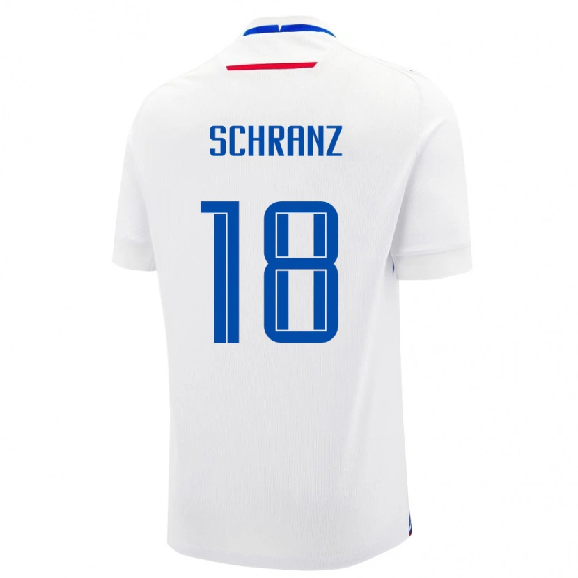Danxen Dames Slowakije Ivan Schranz #18 Wit Uitshirt Uittenue 24-26 T-Shirt