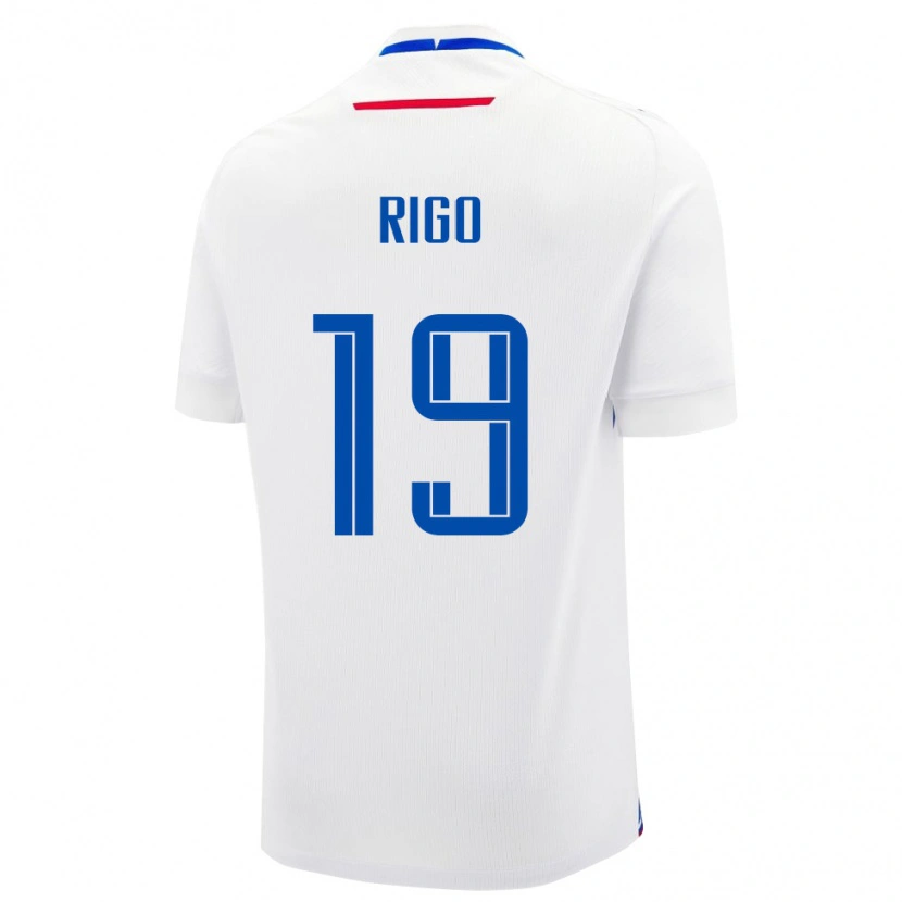 Danxen Dames Slowakije Tomas Rigo #19 Wit Uitshirt Uittenue 24-26 T-Shirt