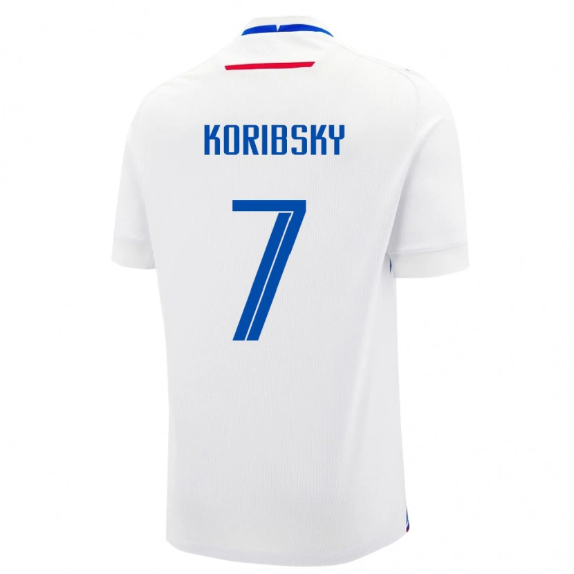 Danxen Dames Slowakije Simon Koribsky #7 Wit Uitshirt Uittenue 24-26 T-Shirt