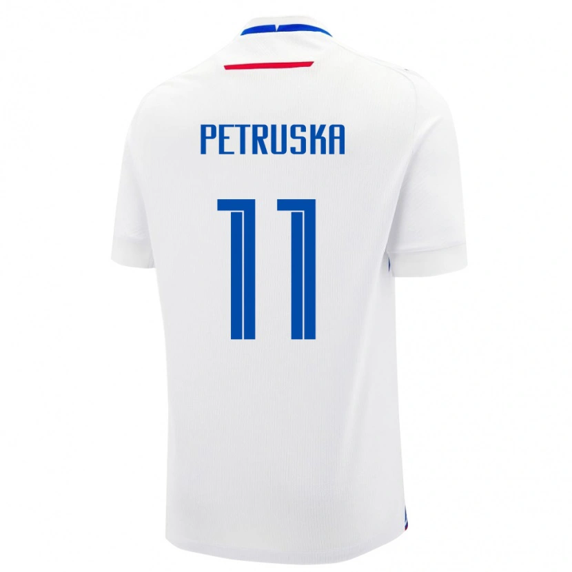 Danxen Dames Slowakije Robert Petruska #11 Wit Uitshirt Uittenue 24-26 T-Shirt