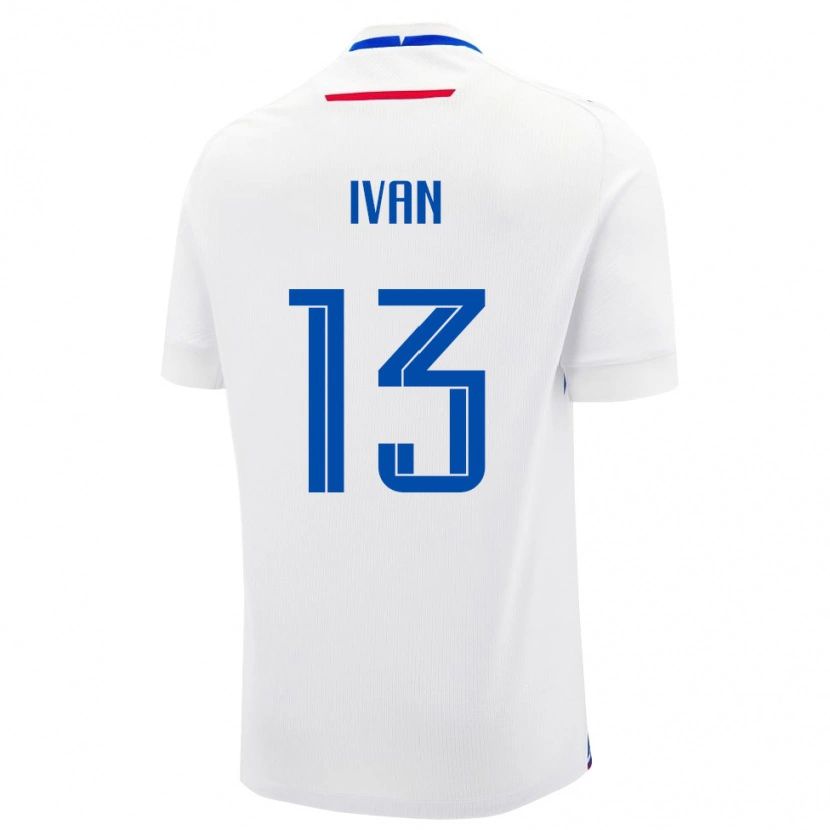 Danxen Dames Slowakije Matus Ivan #13 Wit Uitshirt Uittenue 24-26 T-Shirt