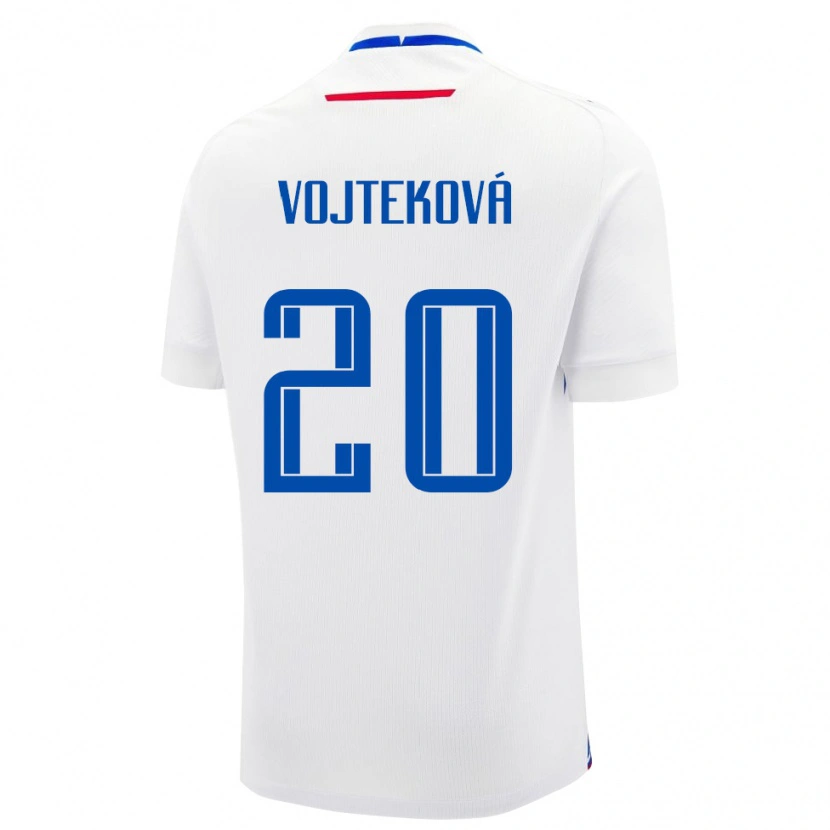 Danxen Dames Slowakije Jana Vojteková #20 Wit Uitshirt Uittenue 24-26 T-Shirt