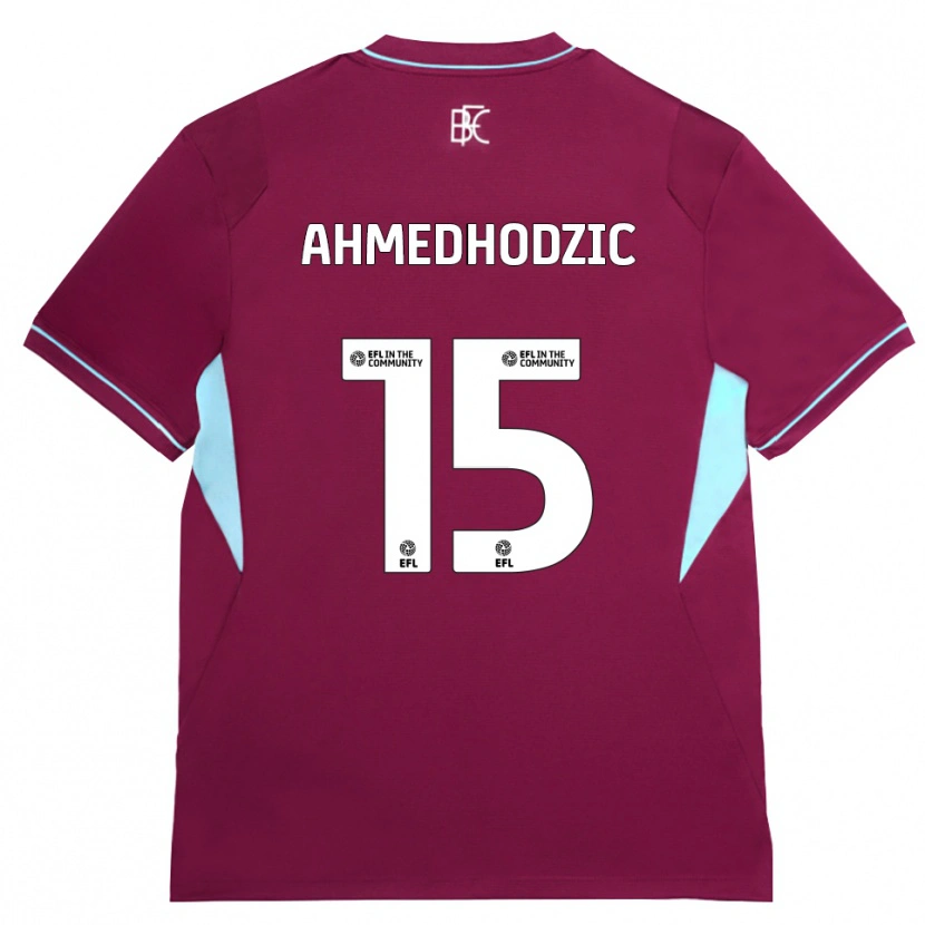 Danxen Dames Anel Ahmedhodzic #15 Bordeaux Groen Thuisshirt Thuistenue 2026/27 T-Shirt