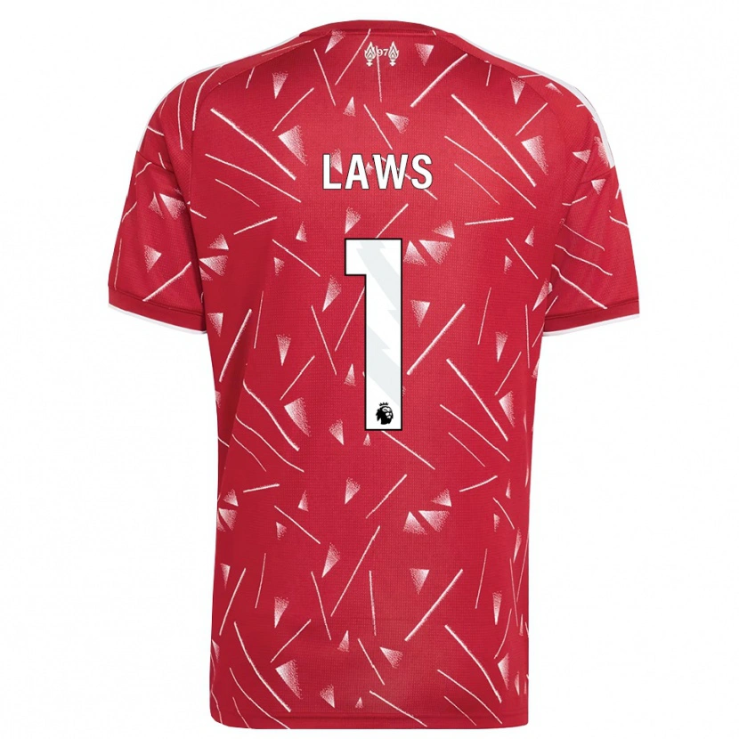 Danxen Dames Rachael Laws #1 Wit Rood Thuisshirt Thuistenue 2026/27 T-Shirt