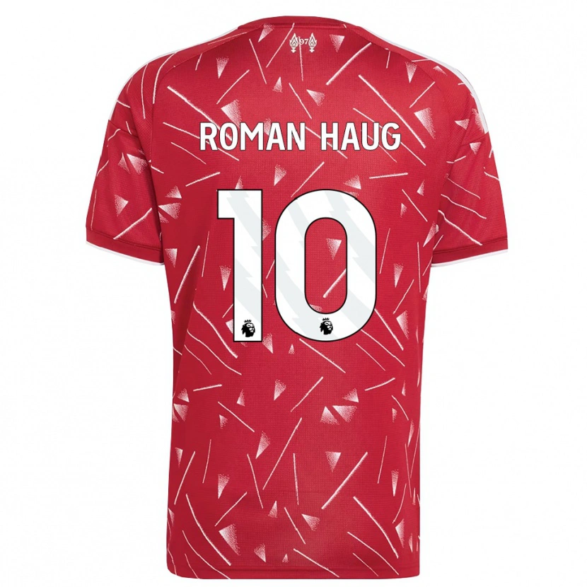 Danxen Dames Sophie Román Haug #10 Wit Rood Thuisshirt Thuistenue 2026/27 T-Shirt