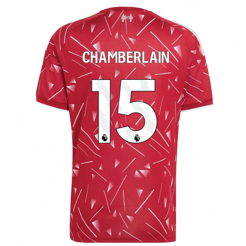 Danxen Dames Alex Oxlade Chamberlain #15 Wit Rood Thuisshirt Thuistenue 2026/27 T-Shirt