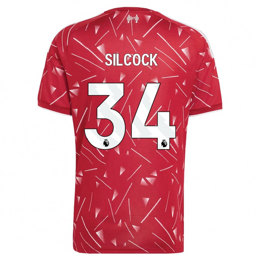 Danxen Dames Hannah Silcock #34 Wit Rood Thuisshirt Thuistenue 2026/27 T-Shirt