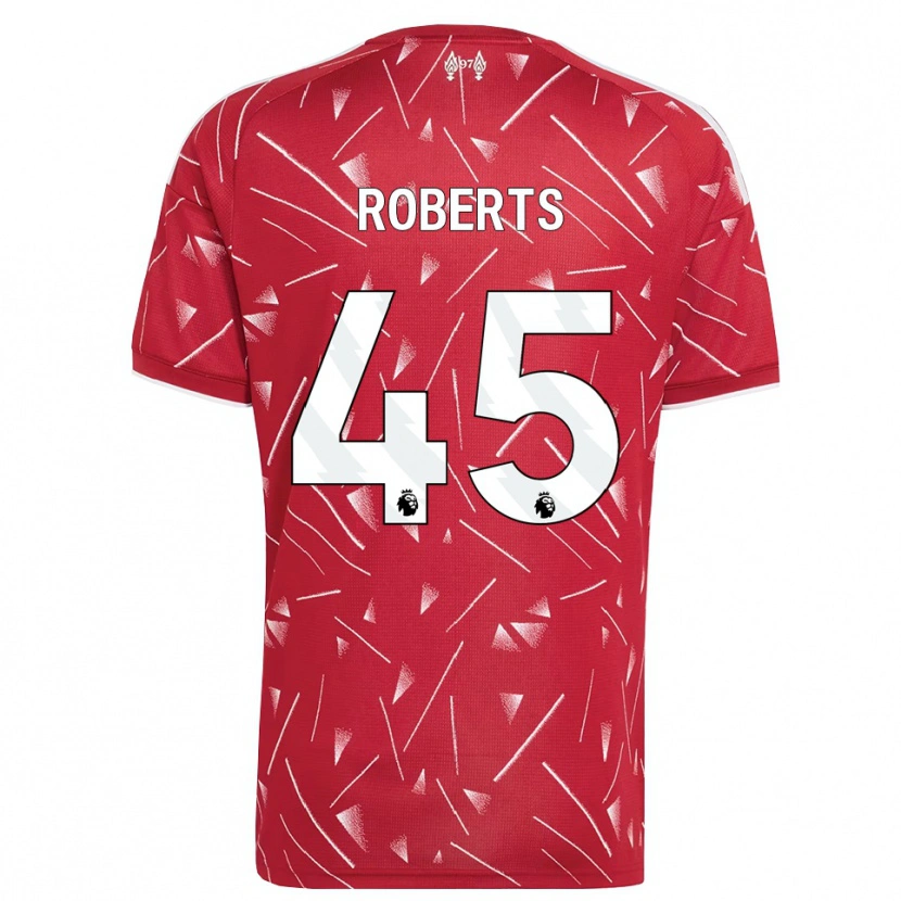 Danxen Dames Iwan Roberts #45 Wit Rood Thuisshirt Thuistenue 2026/27 T-Shirt