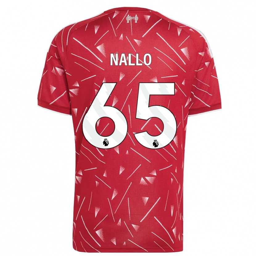 Danxen Dames Amara Nallo #65 Wit Rood Thuisshirt Thuistenue 2026/27 T-Shirt