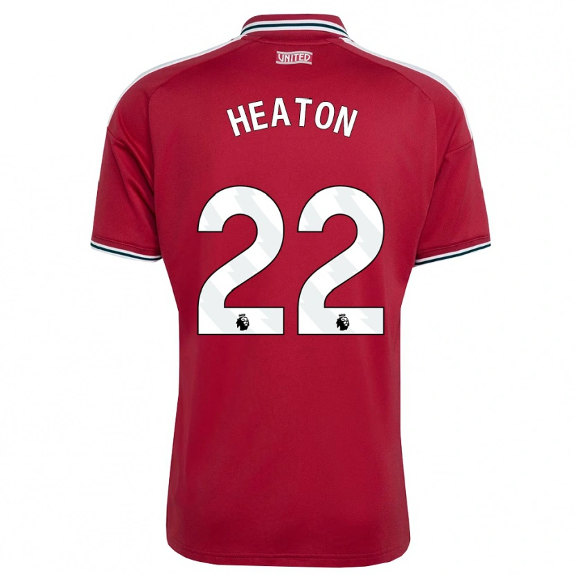 Danxen Dames Tom Heaton #22 Rood Geel Wit Thuisshirt Thuistenue 2026/27 T-Shirt