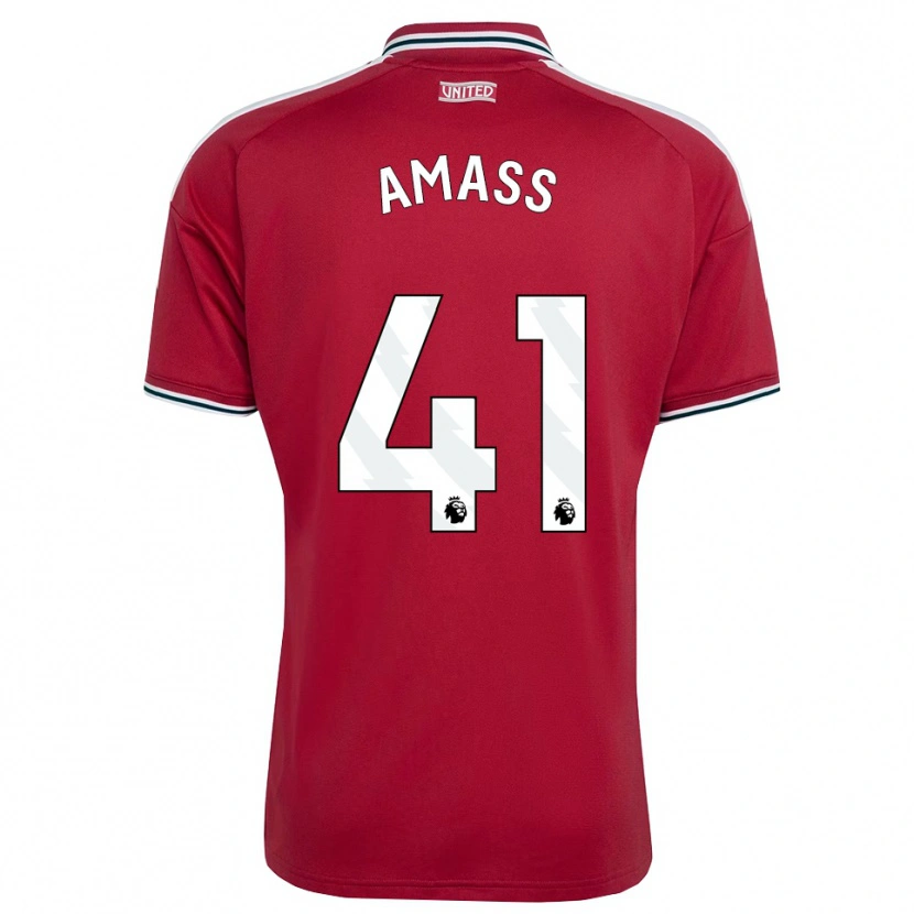 Danxen Dames Harry Amass #41 Rood Geel Wit Thuisshirt Thuistenue 2026/27 T-Shirt