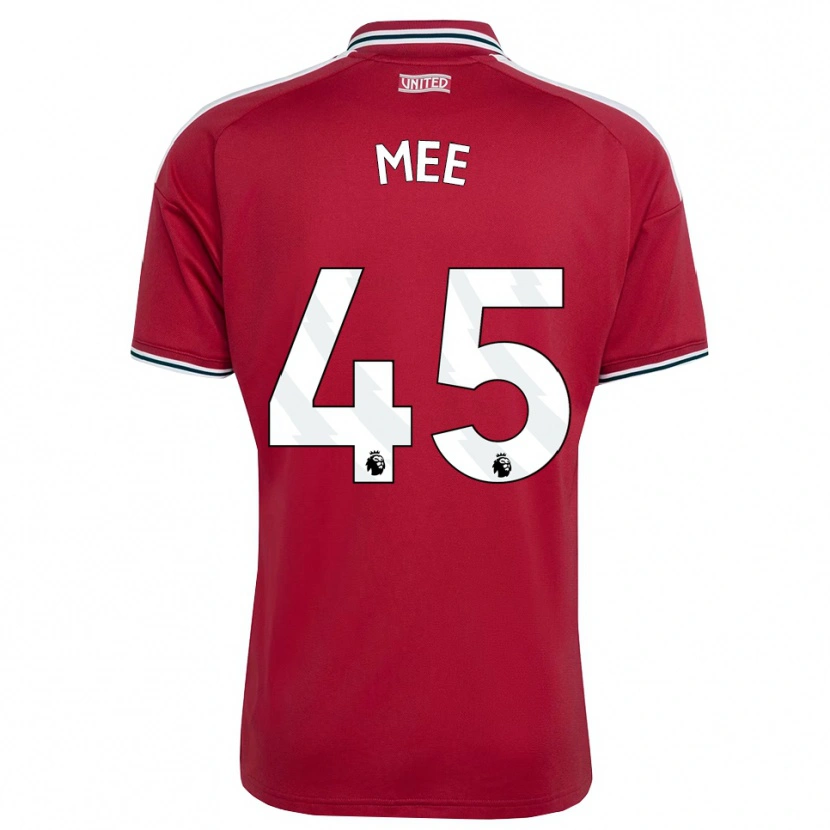 Danxen Dames Dermot Mee #45 Rood Geel Wit Thuisshirt Thuistenue 2026/27 T-Shirt