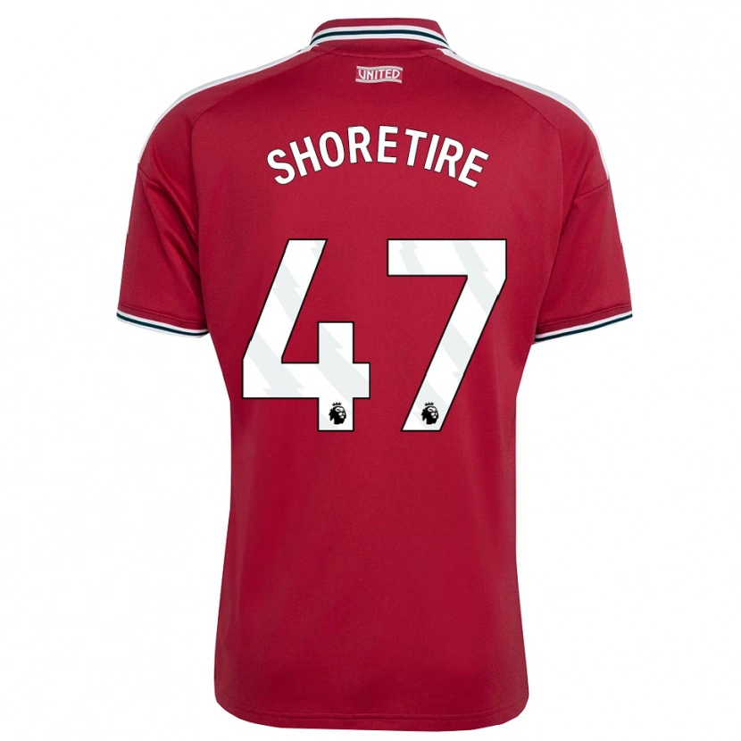 Danxen Dames Shola Shoretire #47 Rood Geel Wit Thuisshirt Thuistenue 2026/27 T-Shirt